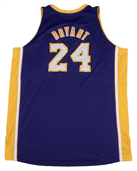 2011 Kobe Bryant Game Used and Photo Matched Los Angeles Lakers Road Jersey Worn On 04/6/11 & 04/8/11 (MeiGray)